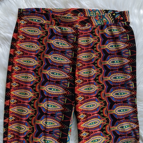 Retro 70's Patterned Pants - Picture 3 of 7